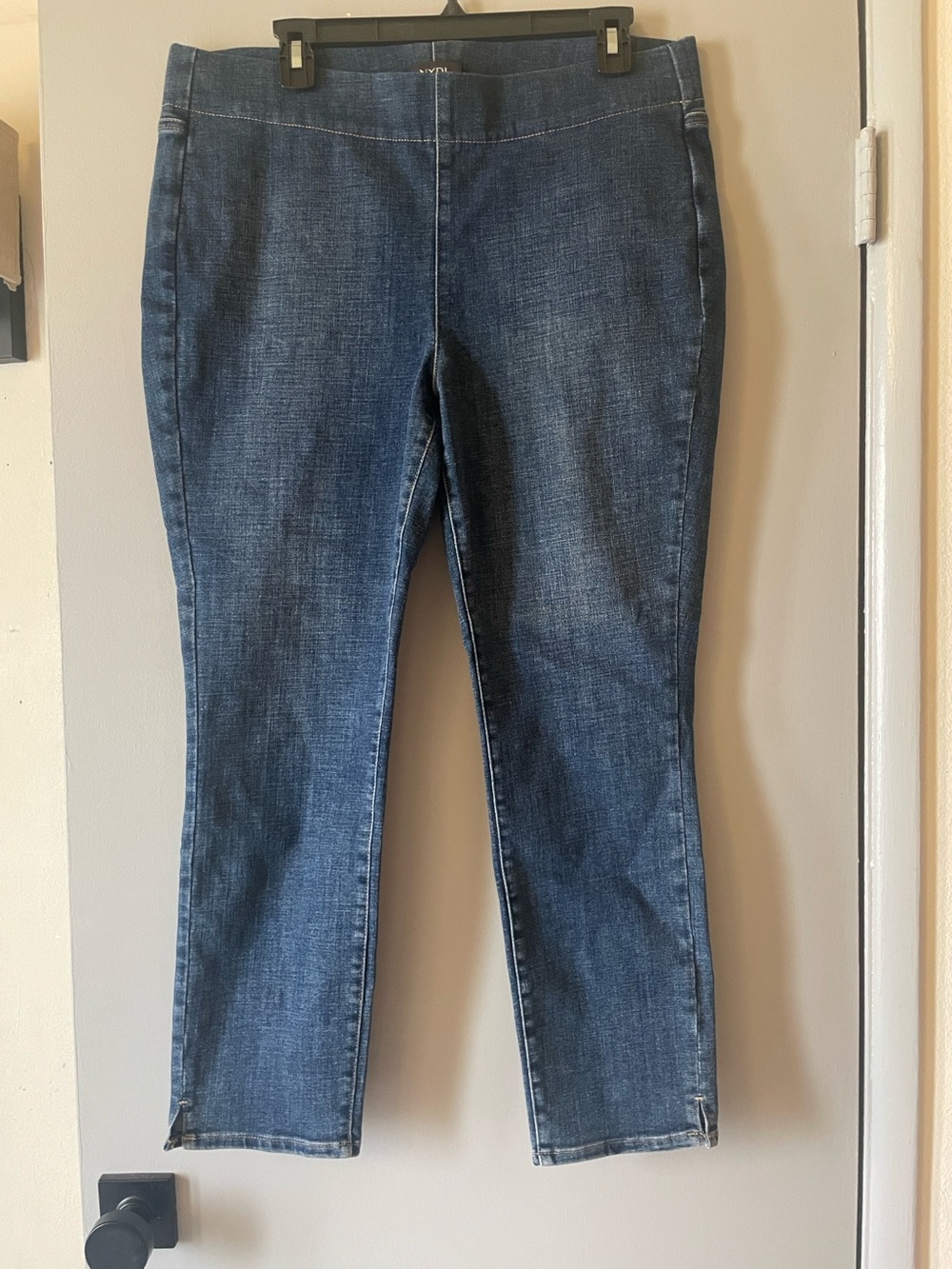 NYDJ Women’s Dark Blue Ankle Length Denim Jeans - Classic Stretch Fit